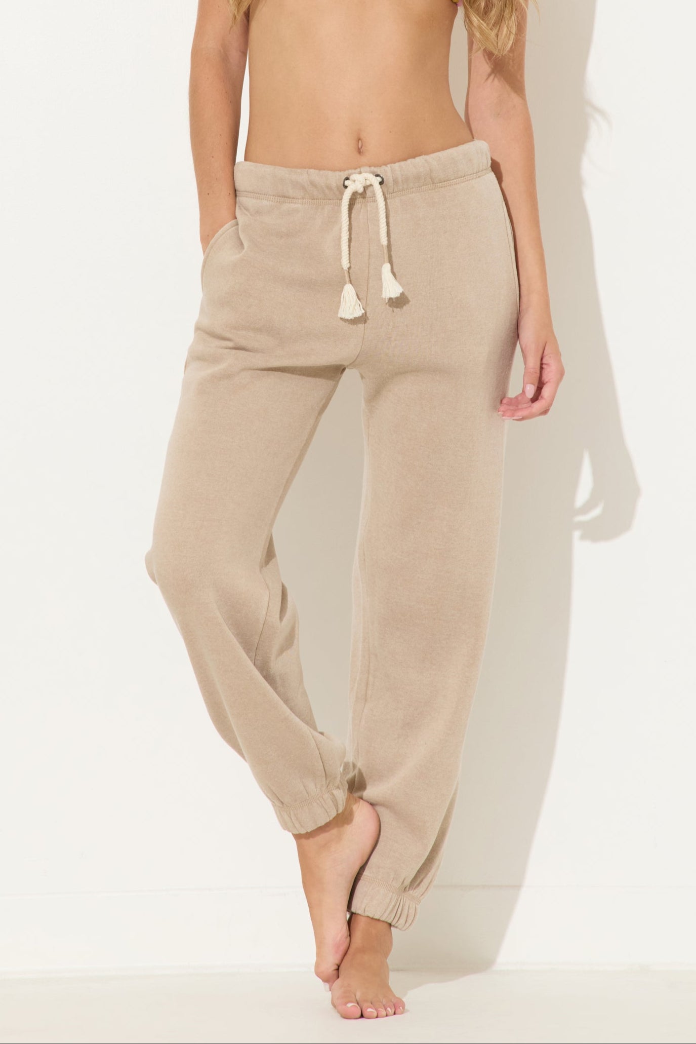 New Burnout Sweatpants Warm Sand