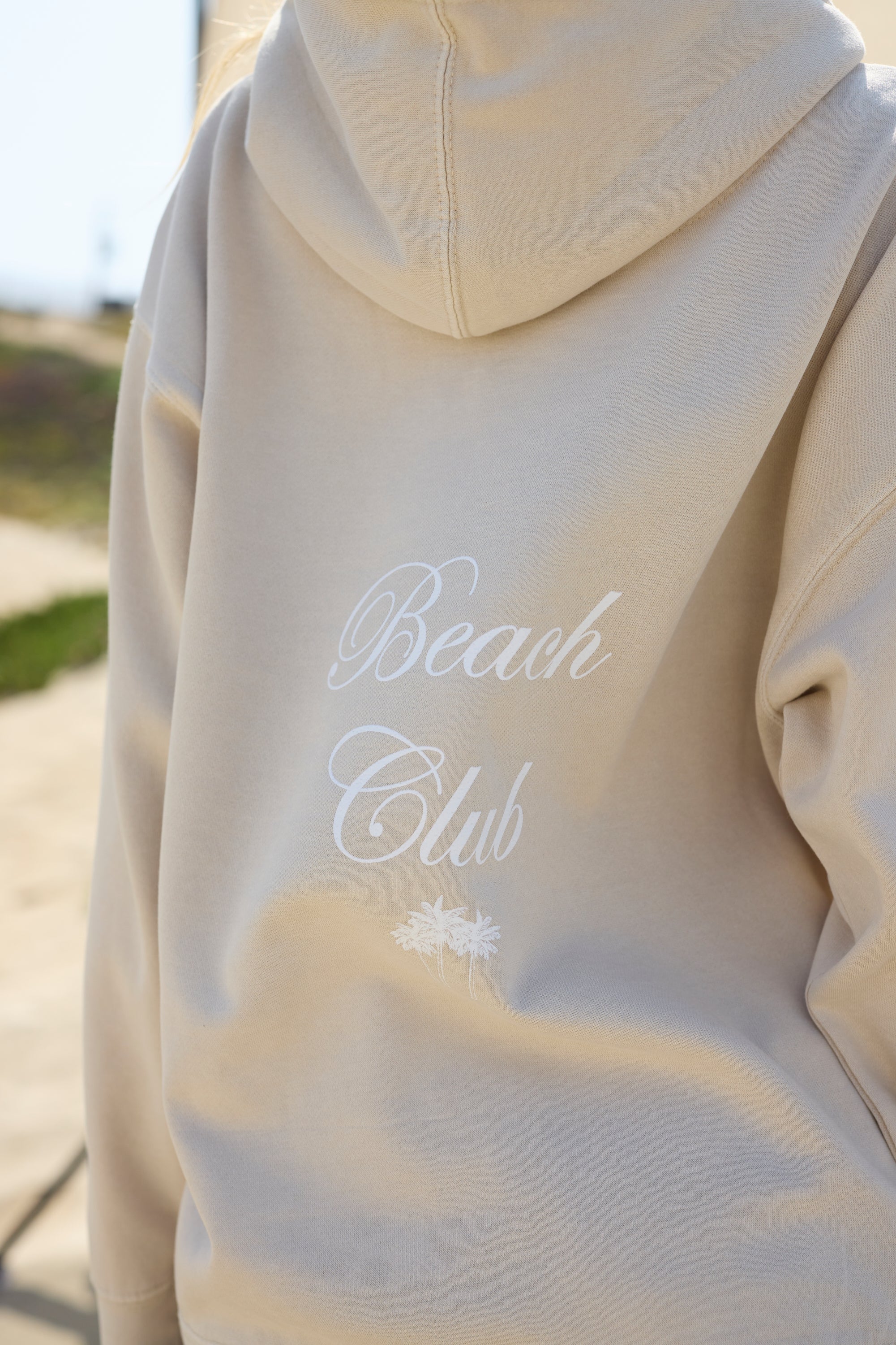 Palm Tree Garment Dye Hoodie
