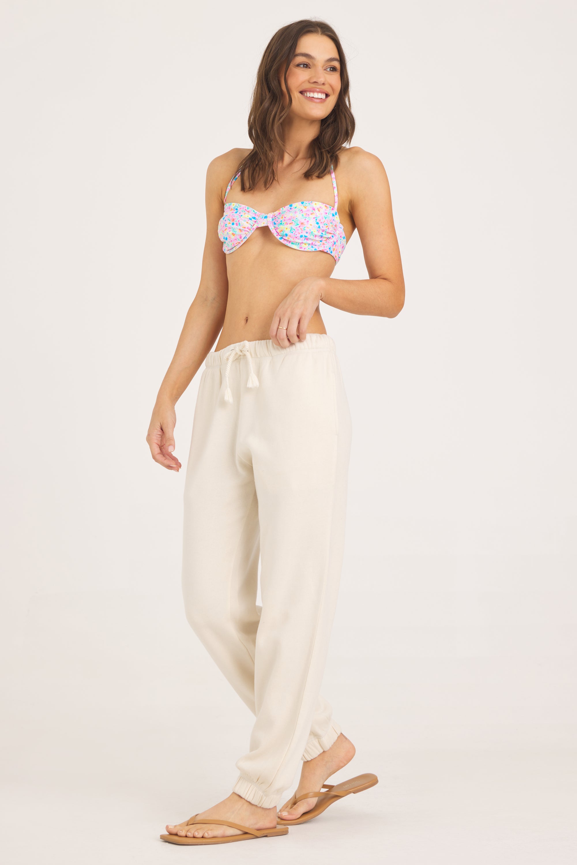 New Burnout Sweatpants - Coconut White