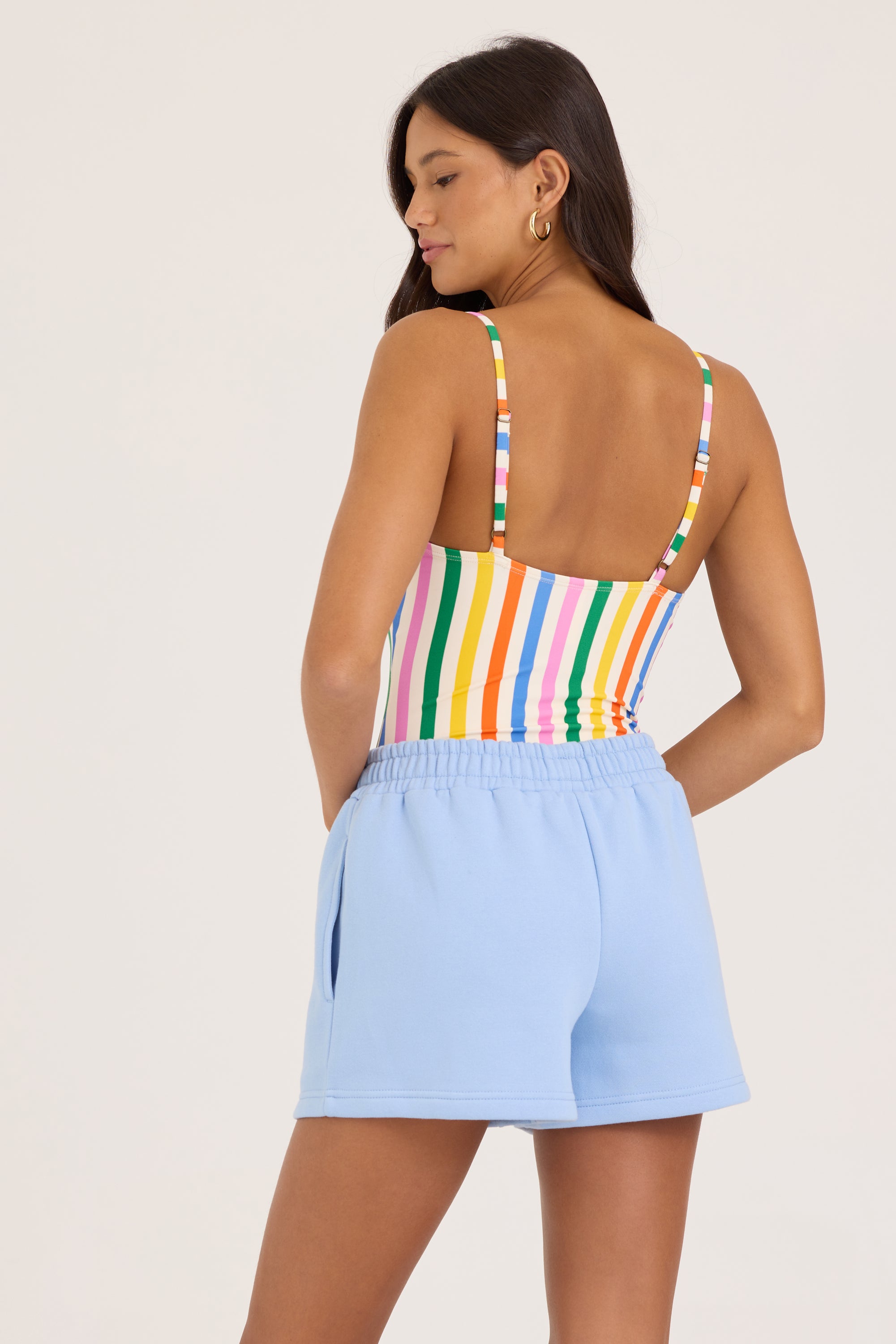 Essential Fleece Shorts - Blue Cloud