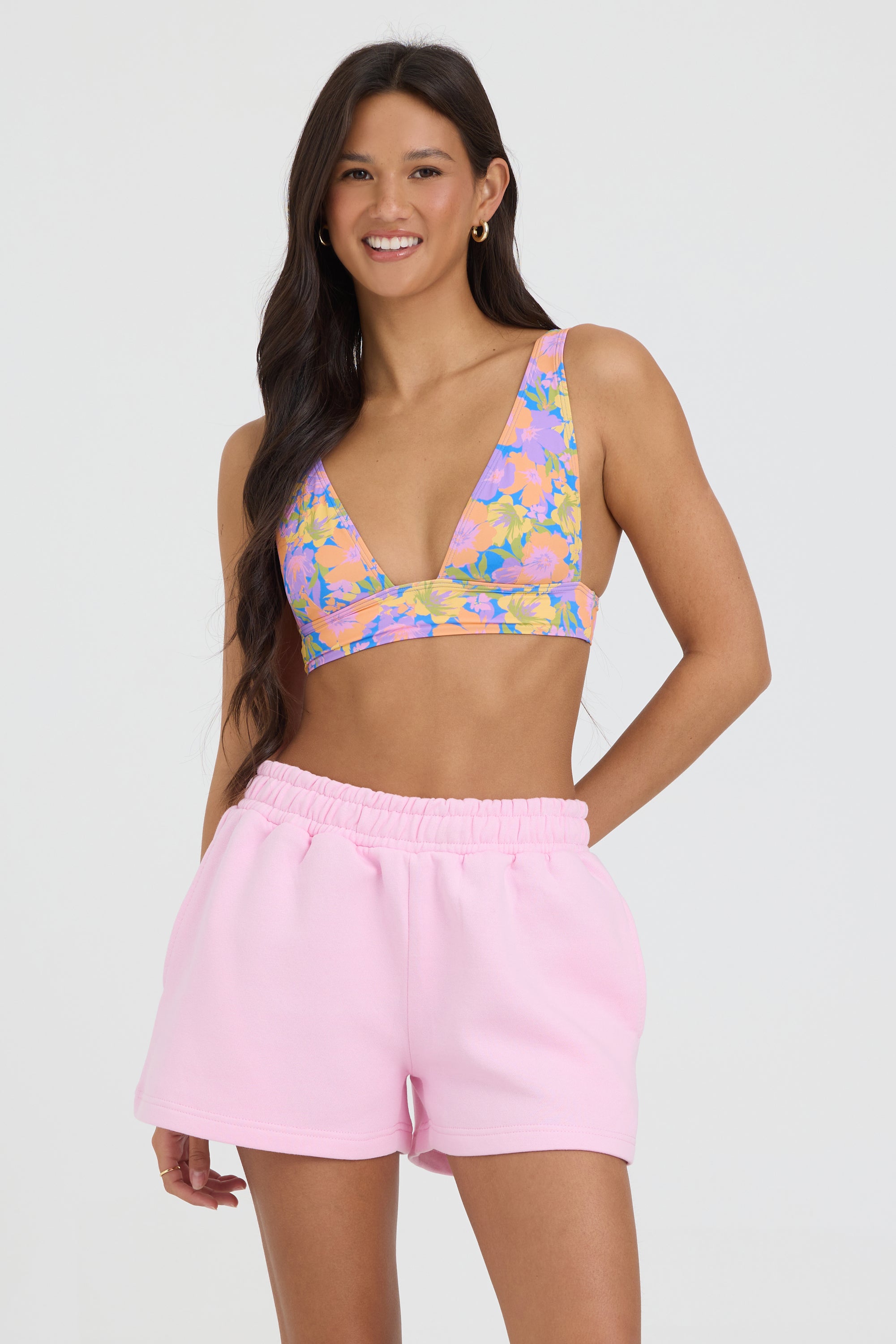 Essential Fleece Shorts - Palm Pink