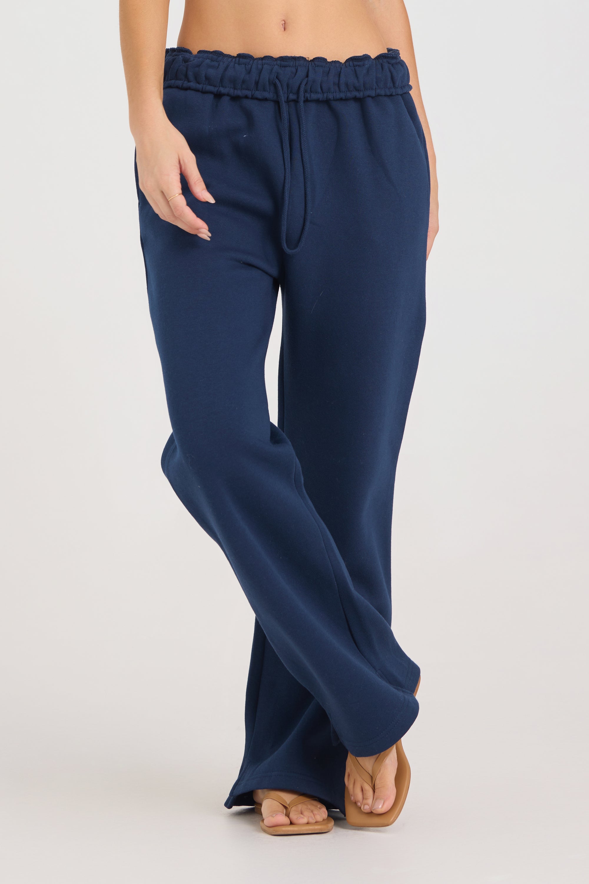 Essential Fleece Sweatpants - Navy