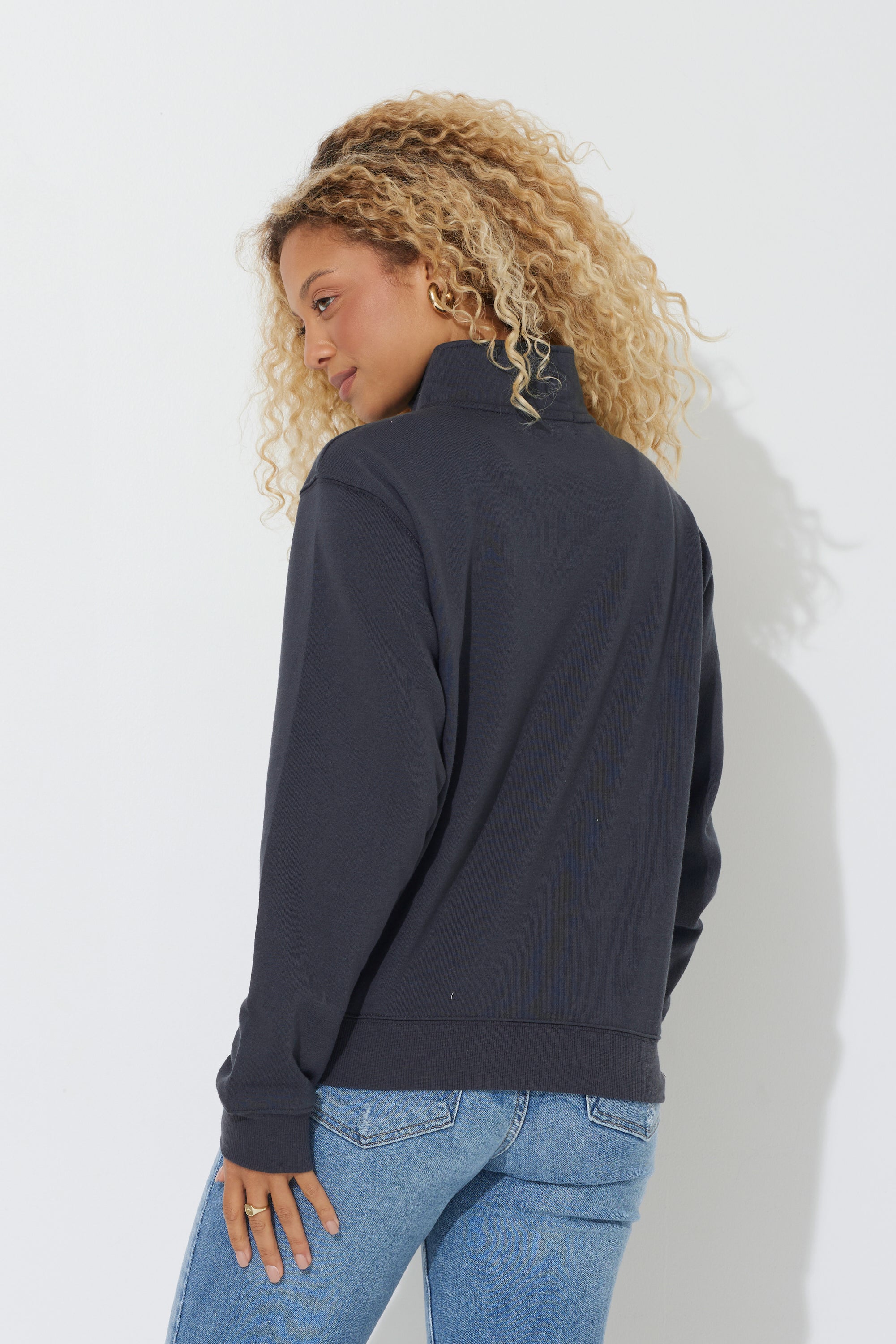 Quarter zip best sale sweatshirt vintage