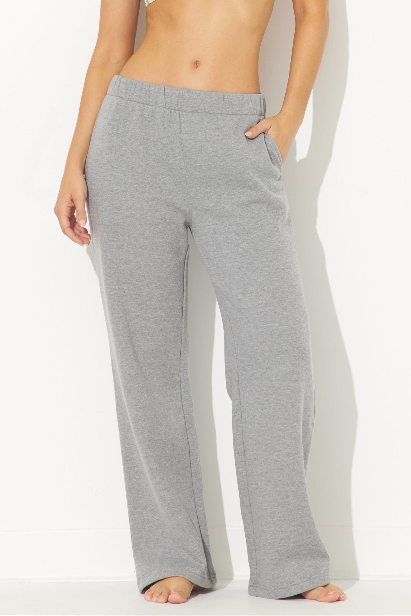 Athletic Grey Surf Wash Pant