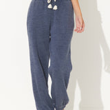 Deep Navy Burnout Fleece Jogger