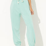 Minty Bay Burnout Fleece Jogger