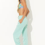 Minty Bay Burnout Fleece Jogger