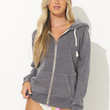 New Burnout Zip Hoodie - Steel Grey