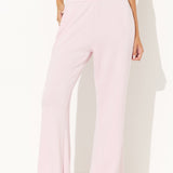 Hibiscus Pink Cloud Fleece Pant