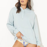 Sailboat Blue Cloud Fleece Hoodie