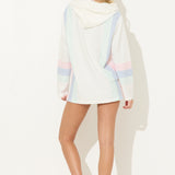 Sorbet Stripe Texture Baja Hoodie