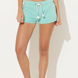 MInty Bay New Burnout Shorts with Wrap Cord