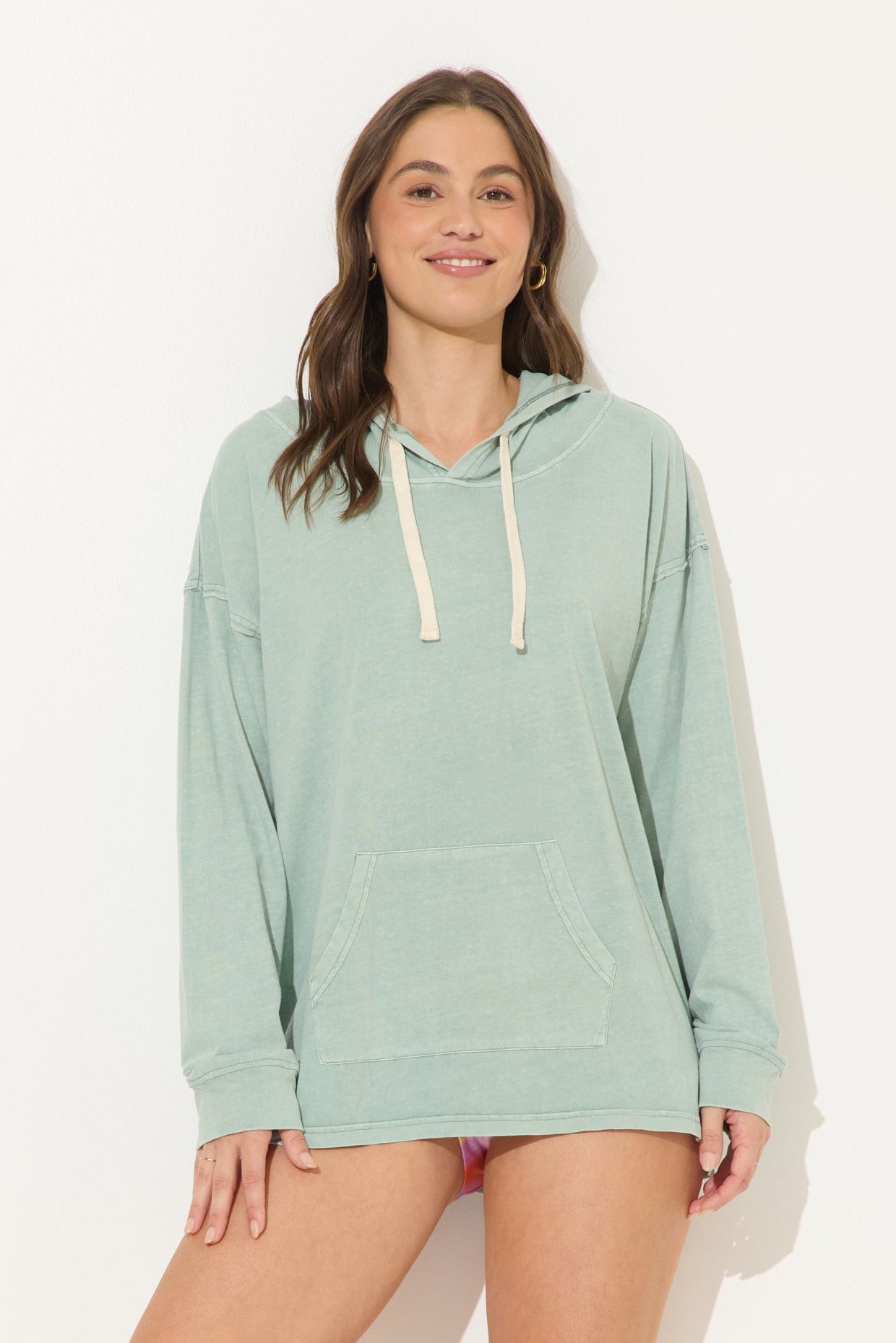 Island Sage Garment Dye Pullover Hoodie
