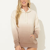 Coconut Caramel Dip Dye Hoodie