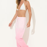 Soft Pink Rich Pink Tonal Dip Dye Jogger