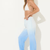 Light Blue Seabright Blue Tonal Dip Dye Jogger