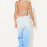 Light Blue Seabright Blue Tonal Dip Dye Jogger