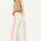 Heather Grey/Pink Coral Color Block Cloud Fleece Pant