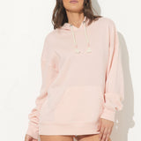 Burnout Fleece Hooded Sweatshirt - Island Peach