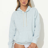 Heather Sky Blue Heather Fleece Pullover Hoodie