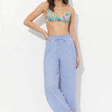 Blue Blossom Summer Smock Pant