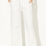 White Essential Fleece Sweatpants