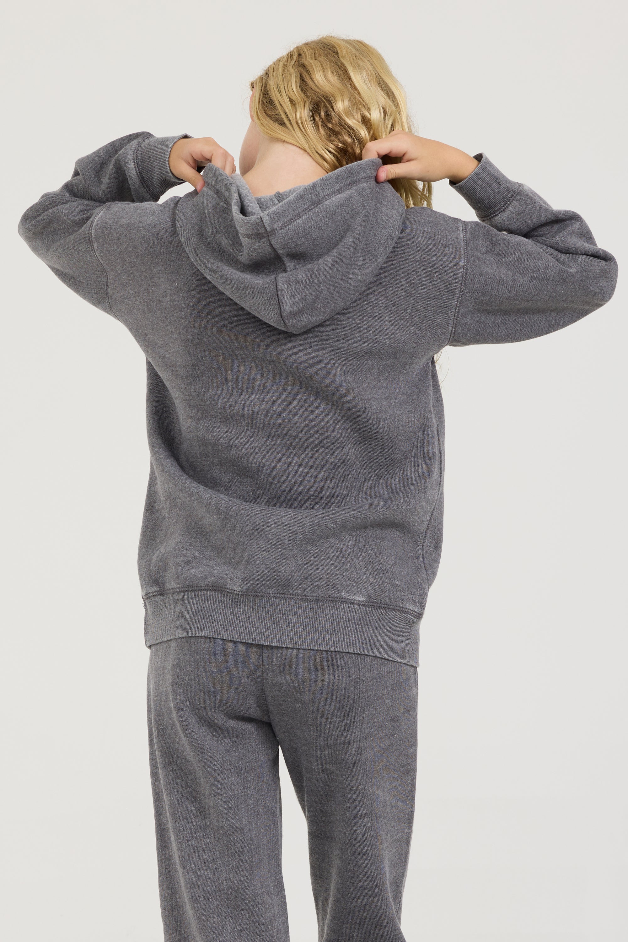 Kids Burnout Front Pocket Hoodie