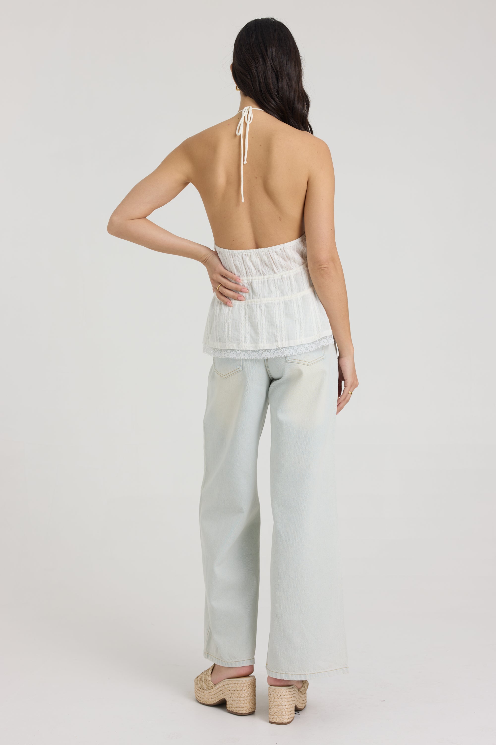 Tie Front Halter Top