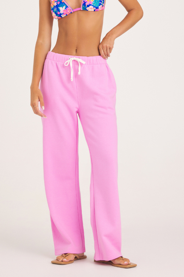 Sunset Pink Surf Wash Pant