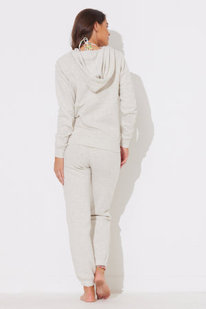 Beach Sand Heather Zip Hoodie
