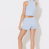 Heather Blue French Terry Shorts