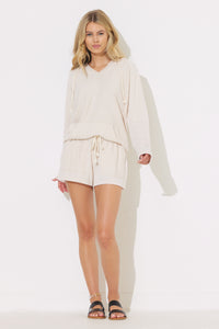 Coconut Reverse Terry Shorts