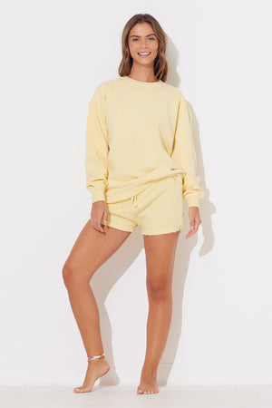 Yellow Haze Brushed Basic Short