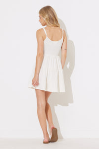 Cloud Rib Knit Twist Front Dress