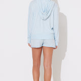 Heather Sky Blue Hacci Short