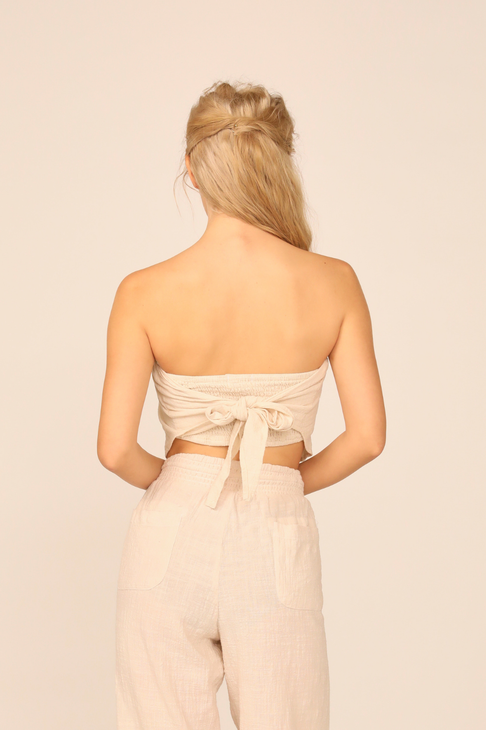 Sandstone Washed Texture Handkerchief Top