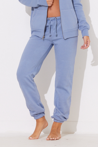 Coastal Denim Brushed Back Basic Jogger