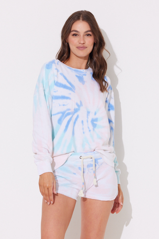 Coastal Reef Tie Dye Burnout Crewneck