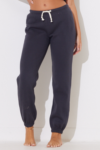Black Surf Wash Jogger