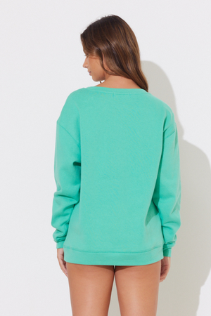 Surf Green Surf Wash Crewneck