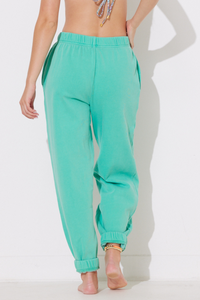 Island Green Pigment Dye Jogger