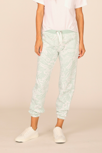 Baby Mint Printed Burnout Fleece Jogger