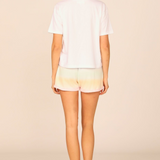 Sunstruck Ombre Tie Dye Hacci Tacked Short